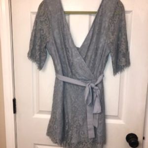 Trixxi periwinkle lace jumper Large.
